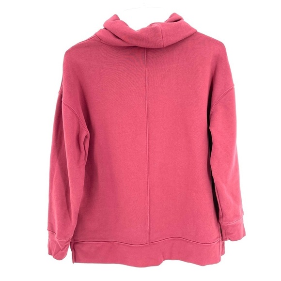 ATHLETA 24/7 Funnel Neck Pullover Cowl Neck Long Sleeve Sweatshirt - Picture 4 of 7